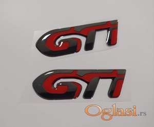 GTI Peugeot - Stiker oznaka